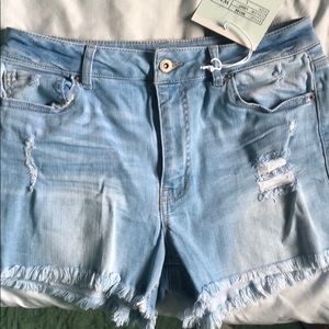 Wax Jean Shorts